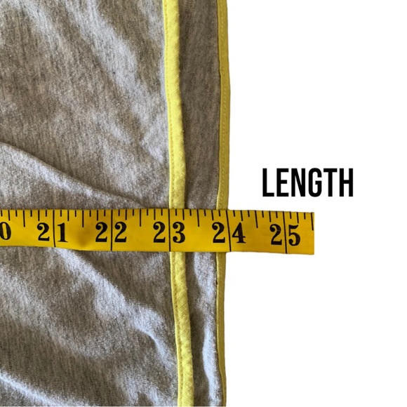 GAP gray neon yellow sleeveless tank top shirt M - Picture 4 of 5